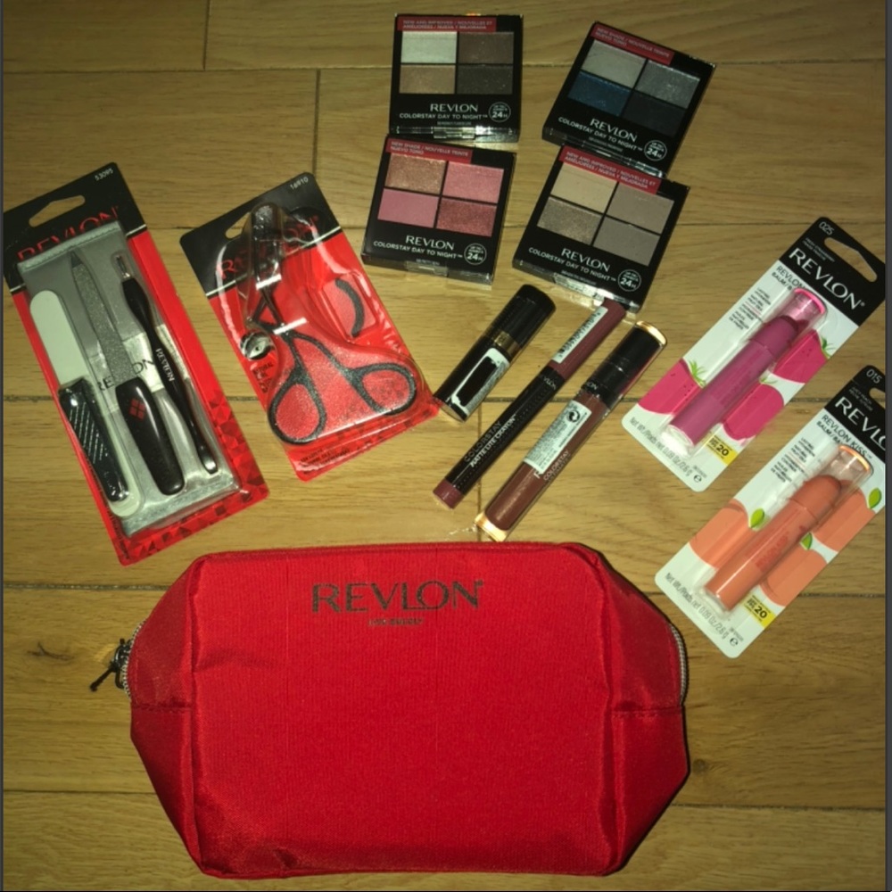 12 Piece Revlon Eye Lip & Nail Beauty Bundle